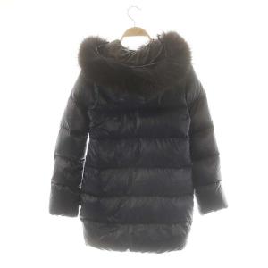 DUVETICA Kappa ダウンコート アウター フィンラクーンファー 38 ネイビー /CX OS