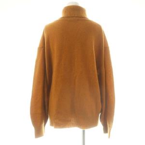 Deuxieme Classe Lovely ニット セーター 長袖 タートルネック カシミヤ キャメル /ES OS