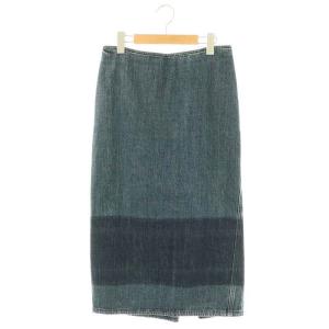 デニムスカート ロング タイト 38 インディゴブルー /DO OS