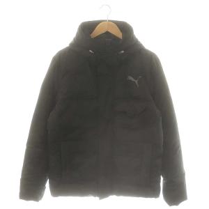 CAMO ダウンジャケット アウター カモフラ柄 L ブラック /DF OS