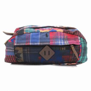 POLO RALPH LAUREN ライトウェイト マウンテン クロスボディ バッグ パッチワークプリント ポニー刺繍 マルチカラー /UO