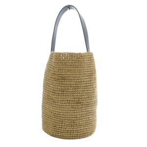 POLO RALPH LAUREN かごバッグ ハンドバッグ ワンハンドル ラフィア インナーバッグ付き ベージュ /YO7