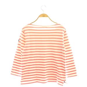 POLO RALPH LAUREN ボーダー バスクシャツ カットソー S ピンク 白 /MI OS