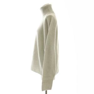 JOHN SMEDLEY ウール カシミヤ混 ハイネック ニット セーター 長袖 S グレー /HK OS