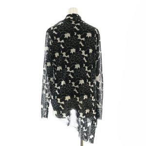 VIVIENNE TAM パワーネット カシュクール トップス カットソー 長袖 1 黒 白 /NR OS