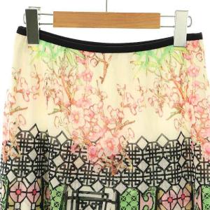 VIVIENNE TAM パワーネット スカート 2 ホワイト マルチカラー