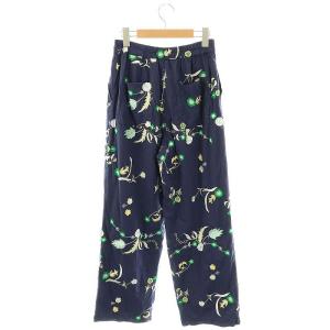 NE QUITTEZ PAS! 24SS Cotton Herbarium Embroidery Pants パンツ ストレート 刺繍