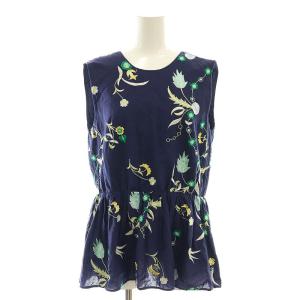 24SS Cotton Herbarium Embroidery Sleeveless Top ブラウス