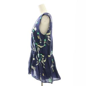 NE QUITTEZ PAS! 24SS Cotton Herbarium Embroidery Sleeveless Top ブラウス