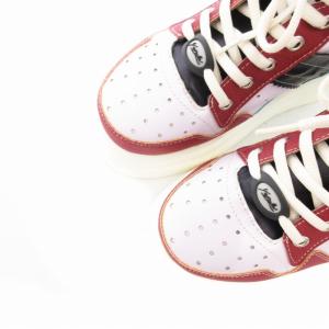 YOSUKE 22AW 厚底スニーカー ハイカット サイドジップ 24cm 赤 レッド 紫 パープル 青 ブルー 2710024