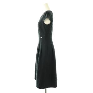 TOCCA FIORE ドレス ワンピース ミモレ ロング 半袖 6 紺 ネイビー OPTONZ0730 /AT OS