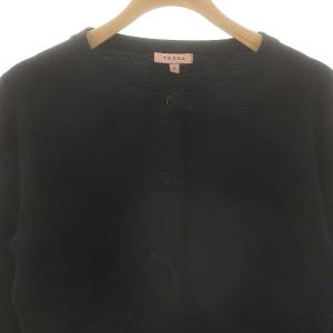 TOCCA 24AW PENTAGON KNIT カーディガン ニット S ブラック /ES OS