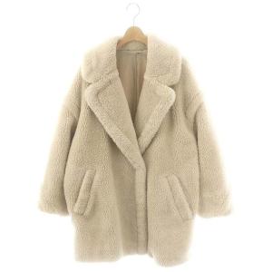 ビックカラーミドル丈ボアコート チェスター 0 アイボリー /MI OS