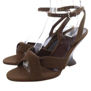 LIETA ガンチーニ サンダル ストラップ 6 23.5cm 茶色 ブラウン /SR31