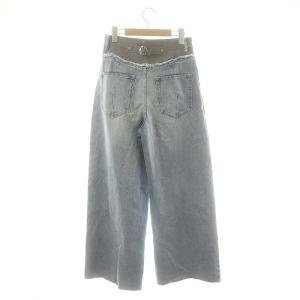 Diagram GRACE CONTINENTAL 25SS コンビデニム パンツ ジーンズ ワイド 36 青 グレー /MI OS