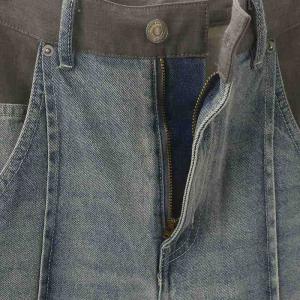 Diagram GRACE CONTINENTAL 25SS コンビデニム パンツ ジーンズ ワイド 36 青 グレー /MI OS