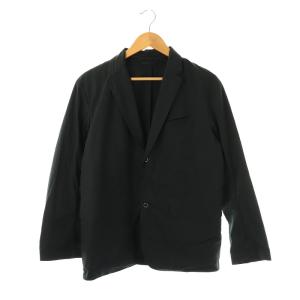 塩縮ナイロンジャケット テーラード L 紺 /MI OS SH