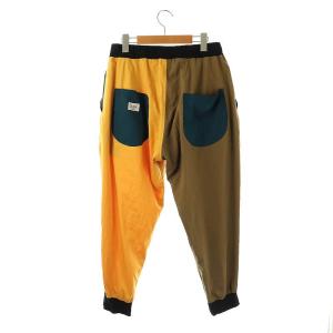 ALDIES Teron Rib Pants ジョガーパンツ テーパード ドロスト S モカ マスタード 黒 紺 /ES