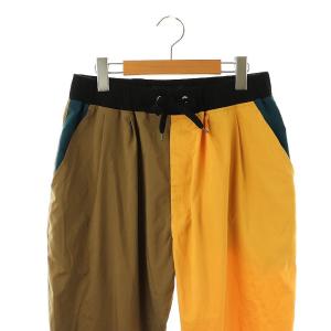 ALDIES Teron Rib Pants ジョガーパンツ テーパード ドロスト S モカ マスタード 黒 紺 /ES