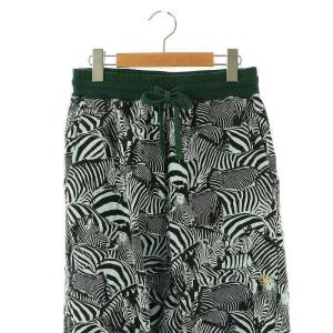 ALDIES Zebra Sarouel Pants サルエルパンツ ジョガーパンツ スウェット ゼブラ柄 S ライトブルー