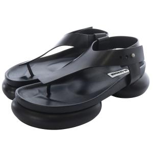BOX LEATHER トングサンダル 39 ブラック