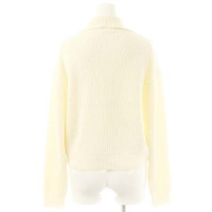 LOUNIE ハーフジッププルオーバー ニット セーター 長袖 F オフホワイト /NR OS