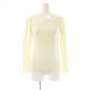 スムースタッチタックスリーブニット セーター スクエアネック S2 オフホワイト /DO OS