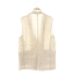 自由区 25SS LIPストレッチテーラード ジレ ベスト 38 グレージュ /DF OS