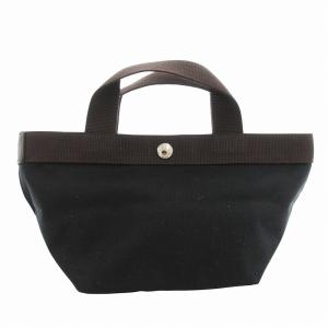 コーデュラ舟型トートS ハンドバッグ キャンバス 黒 ブラック 茶 ブラウン 701C /FF