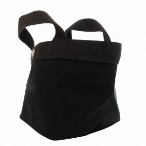 Hervé Chapelier コーデュラ舟型トートS ハンドバッグ キャンバス 黒 ブラック 茶 ブラウン 701C /FF