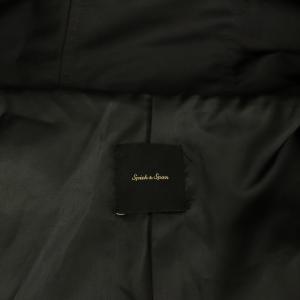 Spick&Span 24SS 撥水マウンテンパーカー ジップアップ 38 ブラック /MY OS