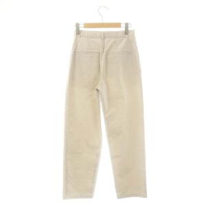 GALERIE VIE アイシーコットンストレートパンツ ジッパーフライ 32 ライトベージュ /DO OS SH