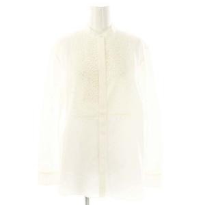 25SS ケミカルリーフ ボザムレースブラウス 36 白 /MI OS