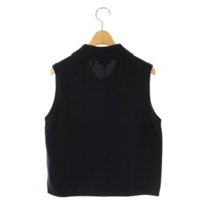 Theory 25SS Rounded Cotton Zip Up Vest R S ネイビー