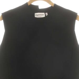 nagonstans ニットベスト プルオーバー M ブラック /DF OS