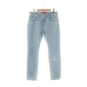 デニムパンツ テーパード ストレッチ 25 ライトブルー 28303L /HK OS