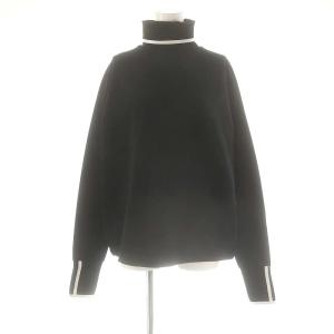 23AW タートルネックロングスリーブTシャツ カットソー 長袖 38 ブラック /DF OS
