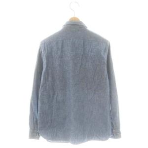 orSlow デニムライクシャツ シャンブレーシャツ 長袖 M ブルー /ES OS