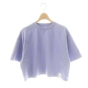 24SS CROPPED SHORT-SLV TEE Tシャツ カットソー 半袖 1 ブルー 12378