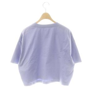 HYKE 24SS CROPPED SHORT-SLV TEE Tシャツ カットソー 半袖 1 ブルー 12378
