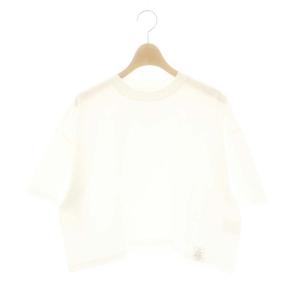 24SS CROPPED SHORT-SLV TEE Tシャツ カットソー 半袖 1 ホワイト 12378