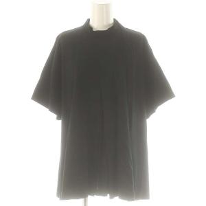 シルケット天竺 Raffleヘム T-SHIRT Tシャツ カットソー 半袖 38 ブラック /ES OS