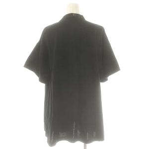 ENFOLD シルケット天竺 Raffleヘム T-SHIRT Tシャツ カットソー 半袖 38 ブラック /ES OS