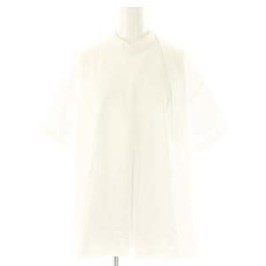 シルケット天竺 Raffleヘム T-SHIRT Tシャツ カットソー 半袖 38 ホワイト /ES OS