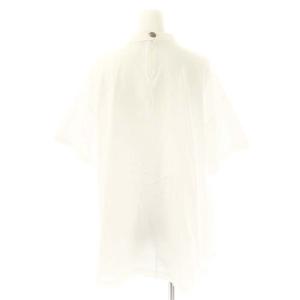 ENFOLD シルケット天竺 Raffleヘム T-SHIRT Tシャツ カットソー 半袖 38 ホワイト /ES OS