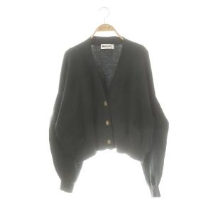BAROQUE JAPAN カーディガン ニット Vネック M ダークグレー /DF OS