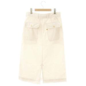 45rpm 麦サテンのベイカースカート 台形 オフホワイト /MI OS