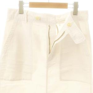 45rpm 麦サテンのベイカースカート 台形 オフホワイト /MI OS