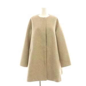 24AW シャルムビーバーAラインコート 38 ベージュ