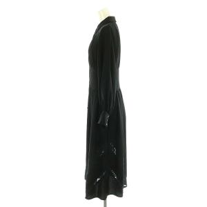 JILL STUART ビオラワンピース ミモレ ロング 長袖 レース 2 黒 ブラック /AT OS